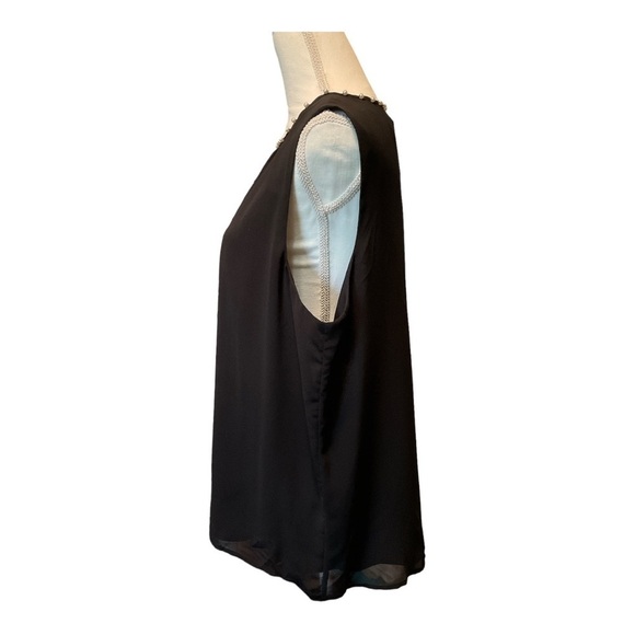 Karl Lagerfeld Paris Chiffon Top size XL NWT - Picture 2 of 10